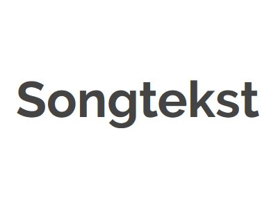 Songteksten Songteksten